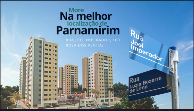 Imagem Apartamento com 2 Quartos à Venda, 51 m² em Rosa dos Ventos - Parnamirim