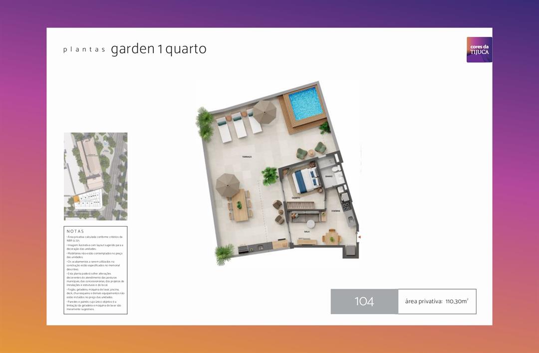 Foto do imóvel: Studio com 1 Quarto à Venda, 37 m² em Tijuca - Rio de Janeiro