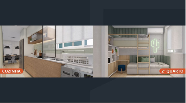 Imagem Apartamento com 2 Quartos à Venda, 44 m² em Residencial Cosmos - Campinas