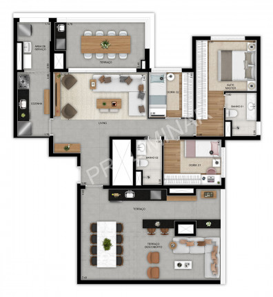 Imagem Apartamento com 2 Quartos à Venda, 89 m² em Jardim Prudência - São Paulo