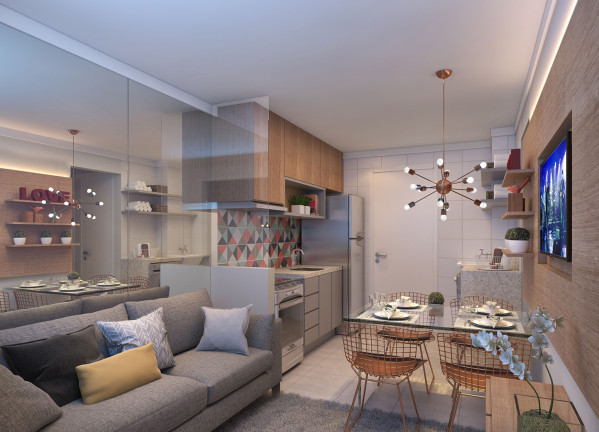 Imagem Apartamento com 2 Quartos à Venda, 32 m² em Jardim Itacolomi - São Paulo