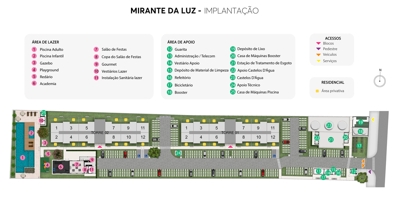 Imagem Apartamento com 2 Quartos à Venda, 42 m² em Da Luz - Nova Iguaçu