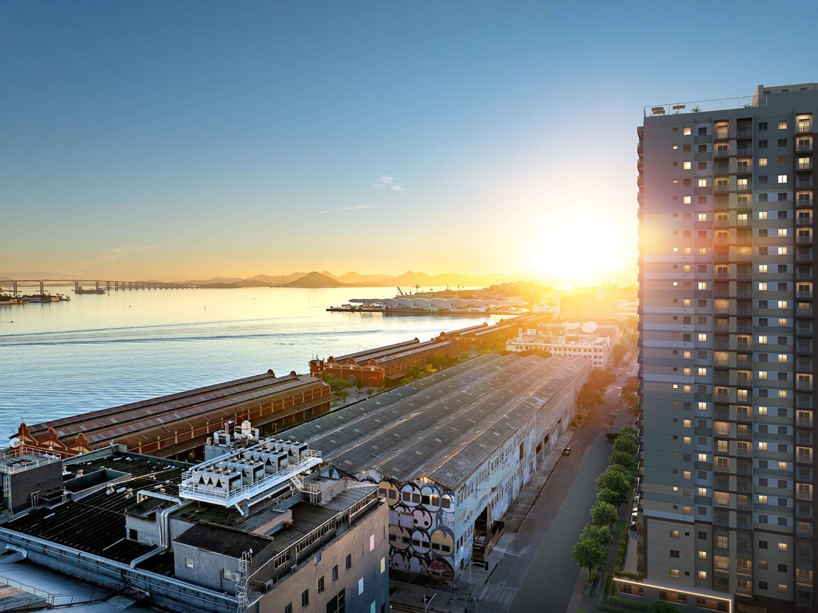 Foto do imóvel: Apartamento com 2 Quartos à Venda, 38 m²em Gamboa - Rio de Janeiro