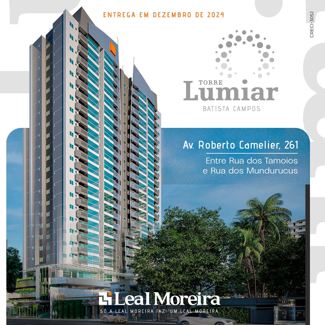 Apartamento com 3 Quartos à Venda, 106 m²em Batista Campos - Belém