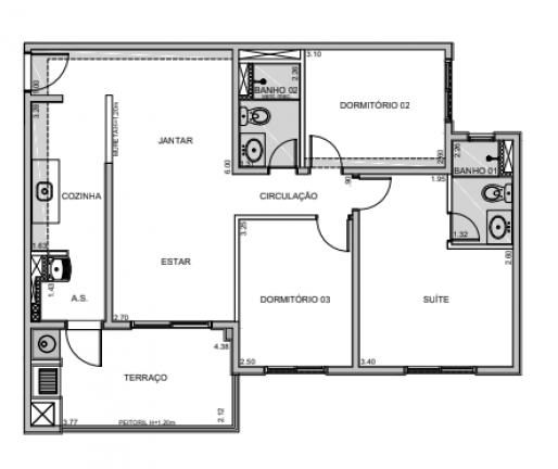 Imagem Apartamento com 2 Quartos à Venda, 61 m²em Vila Isa - São Paulo