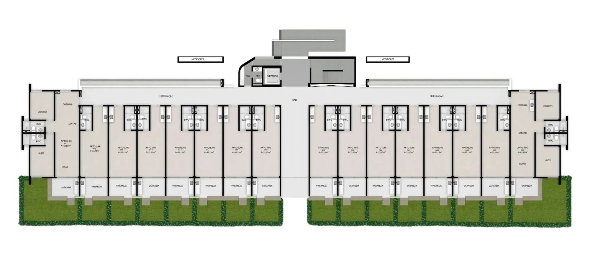 Imagem Flat com 1 Quarto à Venda, 42 m² em Porto Summer - Ipojuca