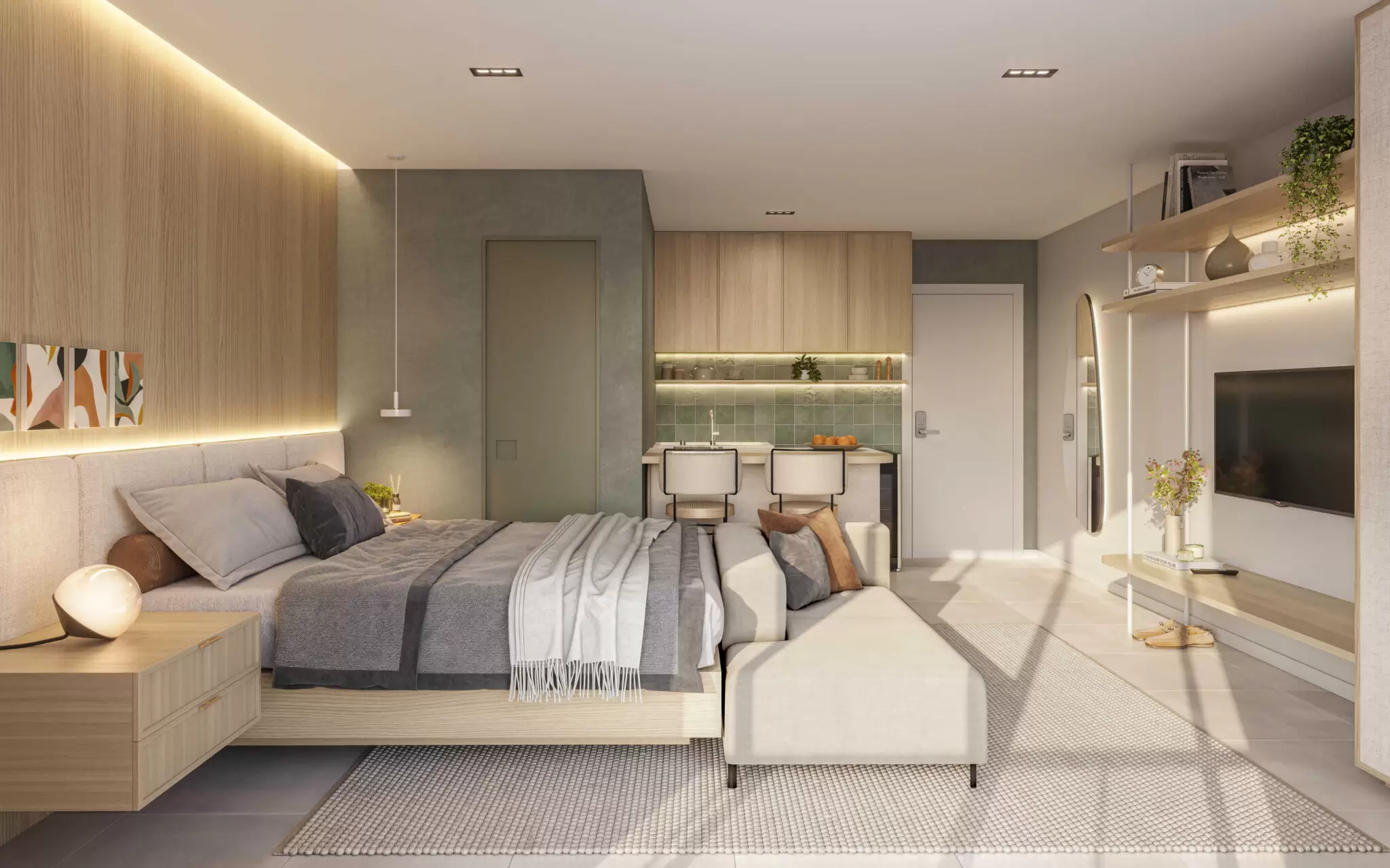 Imagem Apartamento com 1 Quarto à Venda, 42 m² em Aldeota - Fortaleza