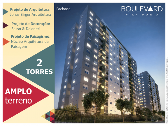 Imagem Apartamento com 3 Quartos à Venda, 63 m² em Vila Maria - São Paulo