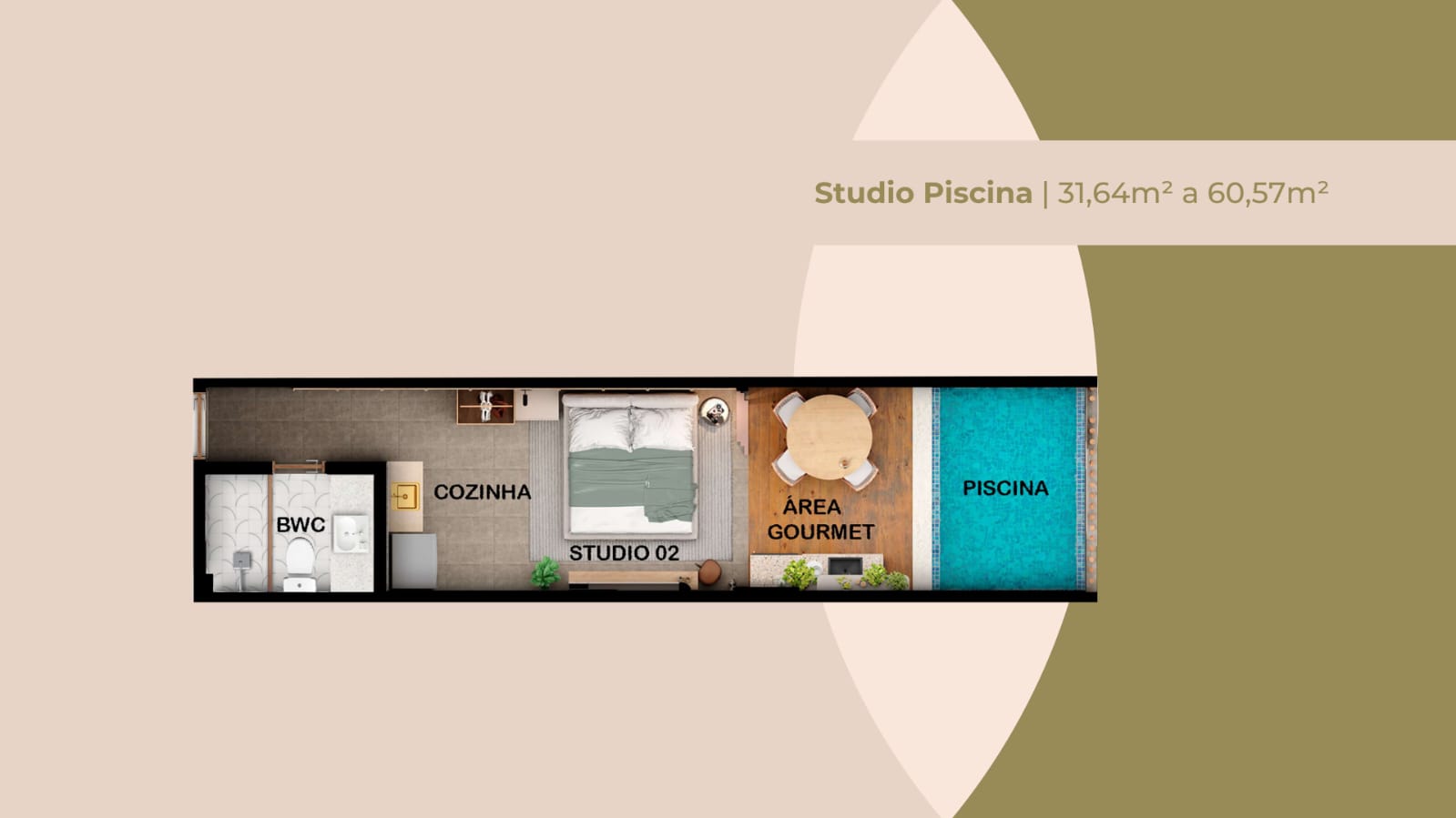 Foto do imóvel: Apartamento com 1 Quarto à Venda, 25 m² em Centro - Tamandaré