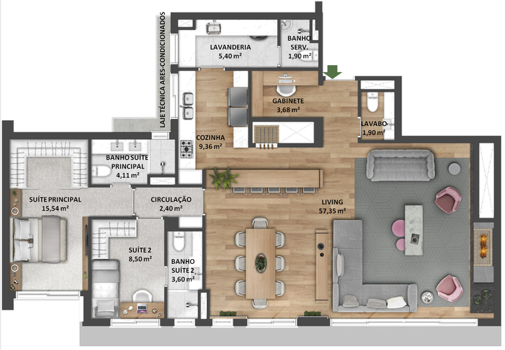 Imagem Apartamento com 3 Quartos à Venda, 208 m² em Mont Serrat - Porto Alegre