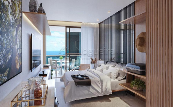 Flat com 1 Quarto à Venda, 42 m² em Carneiros - Tamandaré