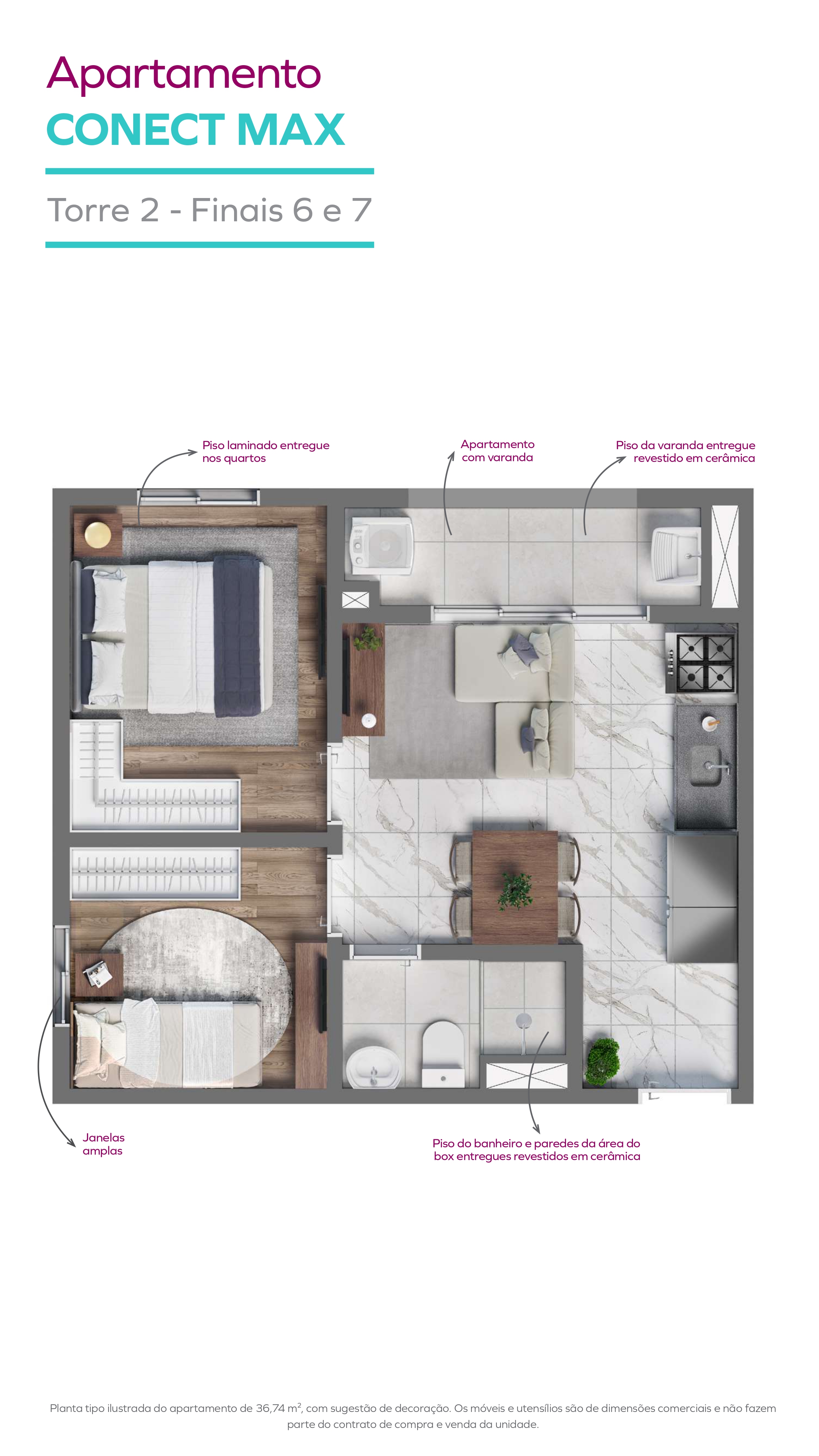 Imagem Apartamento com 2 Quartos à Venda, 31 m²em Água Branca - São Paulo
