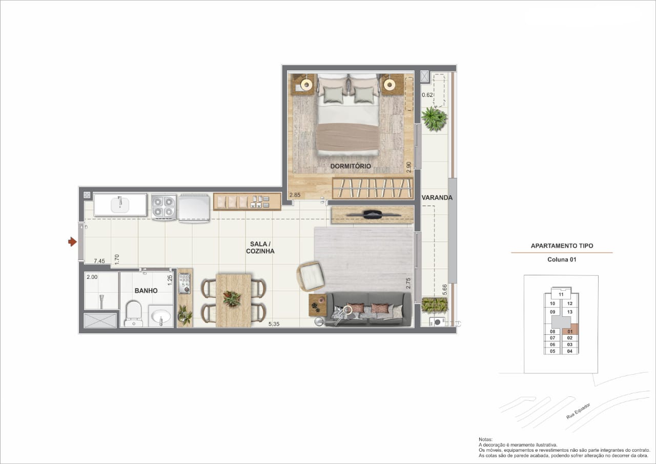 Imagem Apartamento com 1 Quarto à Venda, 39 m² em Santo Cristo - Rio de Janeiro