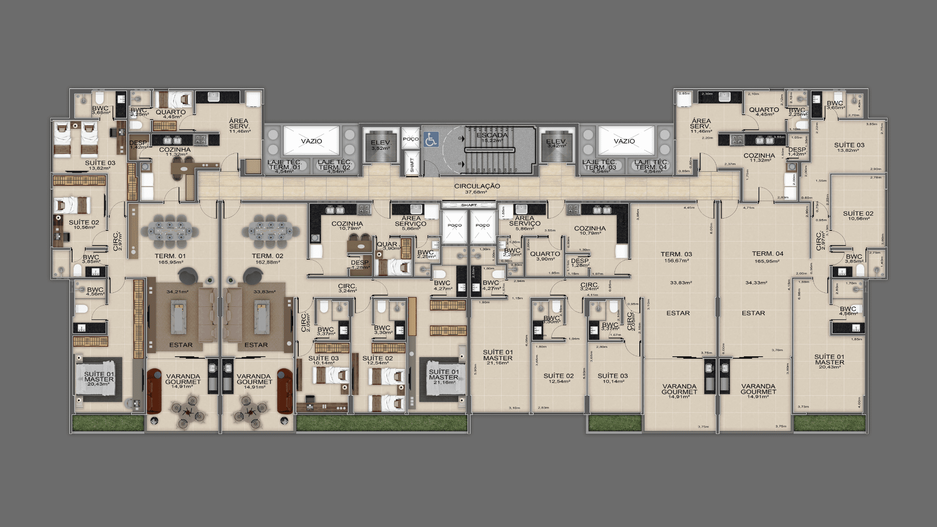 Foto do imóvel: Apartamento com 3 Quartos à Venda, 159 m² em Ponta Verde - Maceió