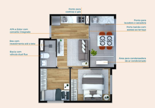 Imagem Apartamento com 2 Quartos à Venda,  em Vila Santa Delfina - São Paulo