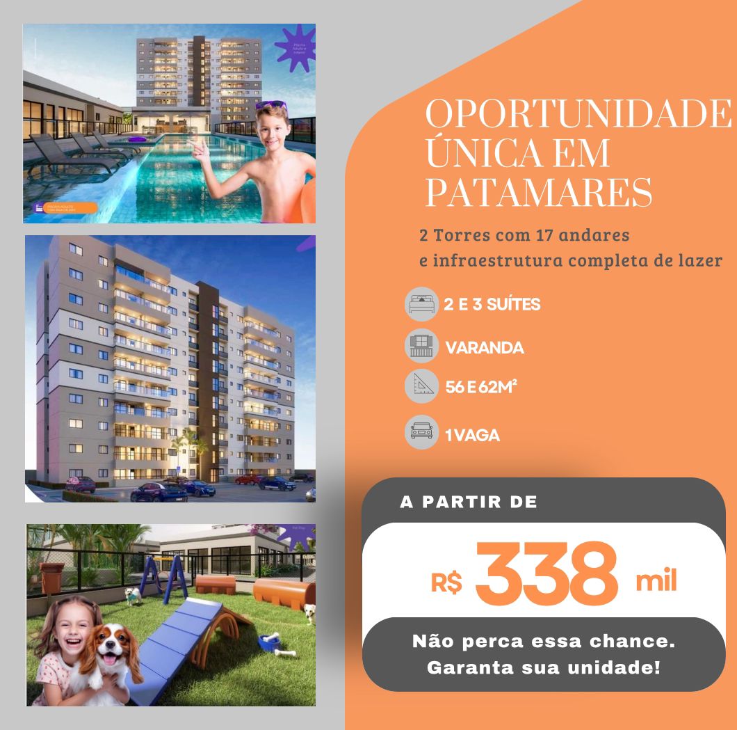 Imagem Apartamento com 4 Quartos à Venda, 64 m²em Piatã - Salvador