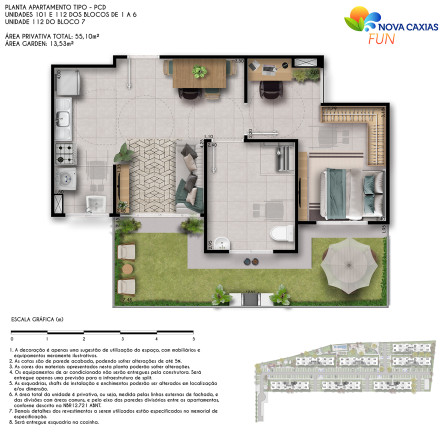 Imagem Apartamento com 2 Quartos à Venda, 42 m²em Vila Ouro Preto - Duque de Caxias