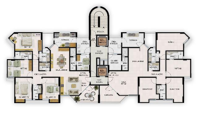 Imagem Apartamento com 4 Quartos à Venda, 143 m²em Graças - Recife