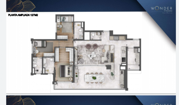 Apartamento com 3 Quartos à Venda, 127 m² em Sacomã - São Paulo