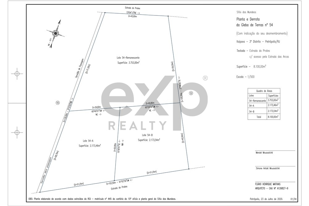 Foto do imóvel: Terreno à Venda, 2.173 m² em Itaipava - Petrópolis