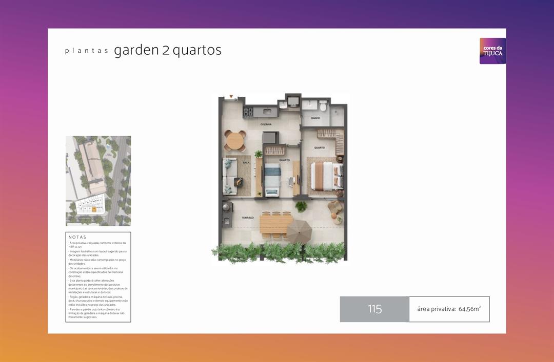 Foto do imóvel: Apartamento com 2 Quartos à Venda, 52 m² em Tijuca - Rio de Janeiro