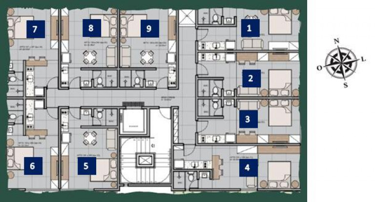 Imagem Apartamento com 1 Quarto à Venda, 22 m² em Carneiros - Tamandaré