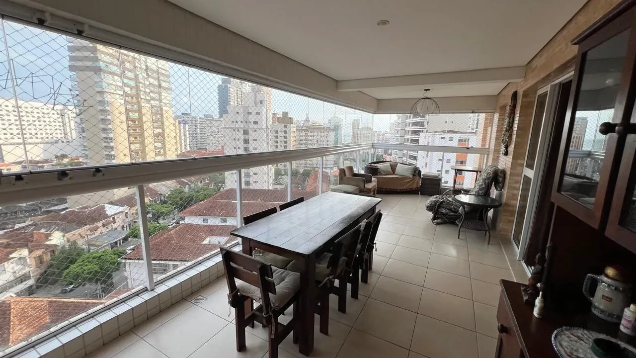 Imagem Apartamento com 3 Quartos à Venda, 136 m² em Gonzaga - Santos