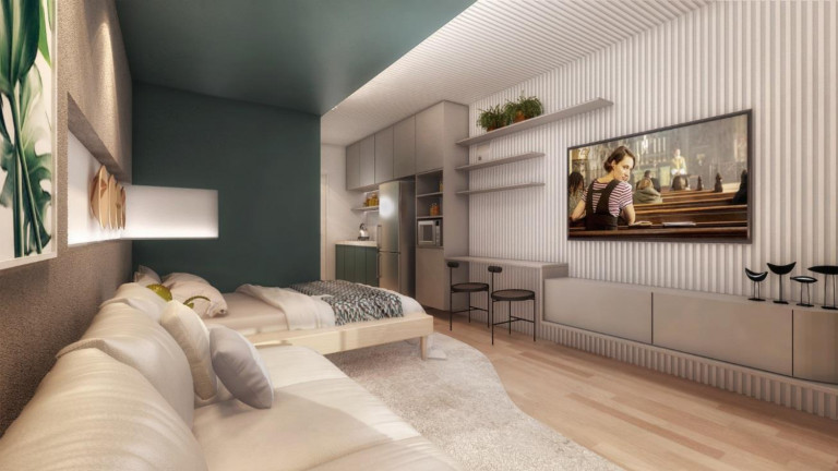 Imagem Apartamento com 1 Quarto à Venda, 29 m² em Muro Alto - Ipojuca