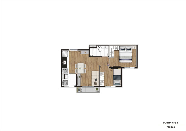 Imagem Apartamento com 2 Quartos à Venda, 39 m² em Jaguaré - São Paulo
