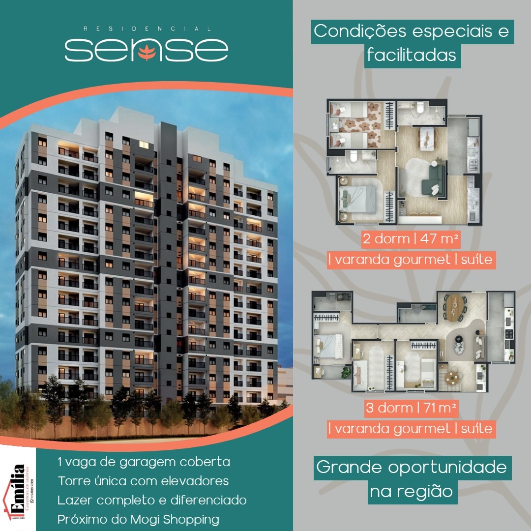 Imagem Apartamento com 3 Quartos à Venda, 71 m² em Jardim Armênia - Mogi das Cruzes