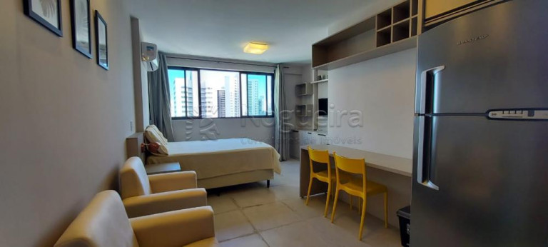 Imagem Flat com 1 Quarto para Alugar, 247 m² em Boa Viagem - Recife