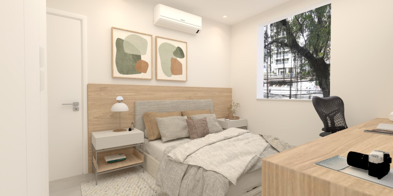 Imagem Apartamento com 2 Quartos à Venda, 70 m² em Humaitá - Rio de Janeiro