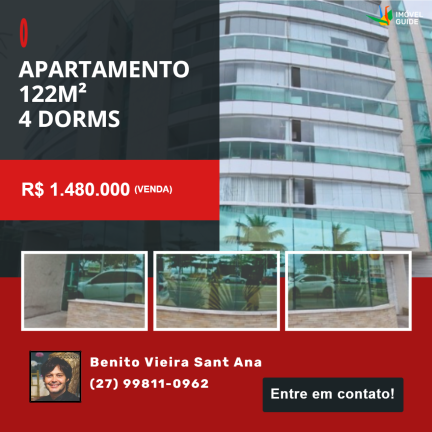 Apartamento com 4 Quartos à Venda,  em Jardim Camburi - Vitória