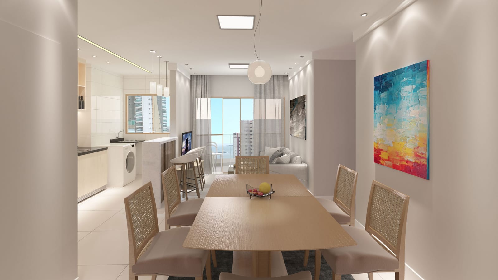 Imagem Apartamento com 3 Quartos à Venda, 98 m² em Praia de Itaparica - Vila Velha