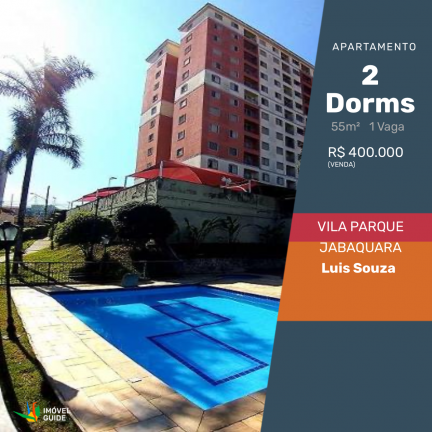 Apartamento com 2 Quartos à Venda, 55 m² em Vila Parque Jabaquara - São Paulo