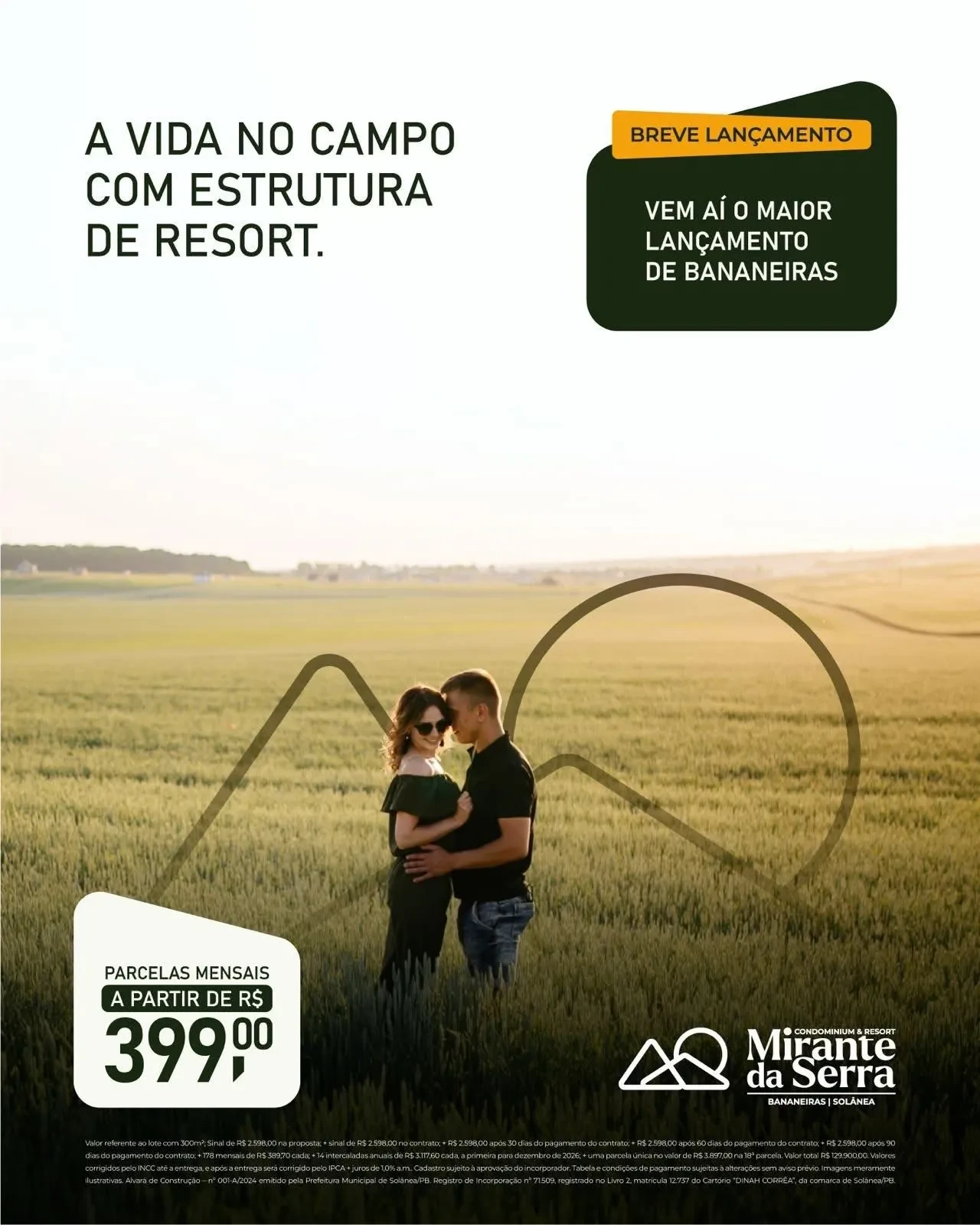 Foto do imóvel: Terreno em Condomínio à Venda, 336 metros em Bananeiras - Bananeiras