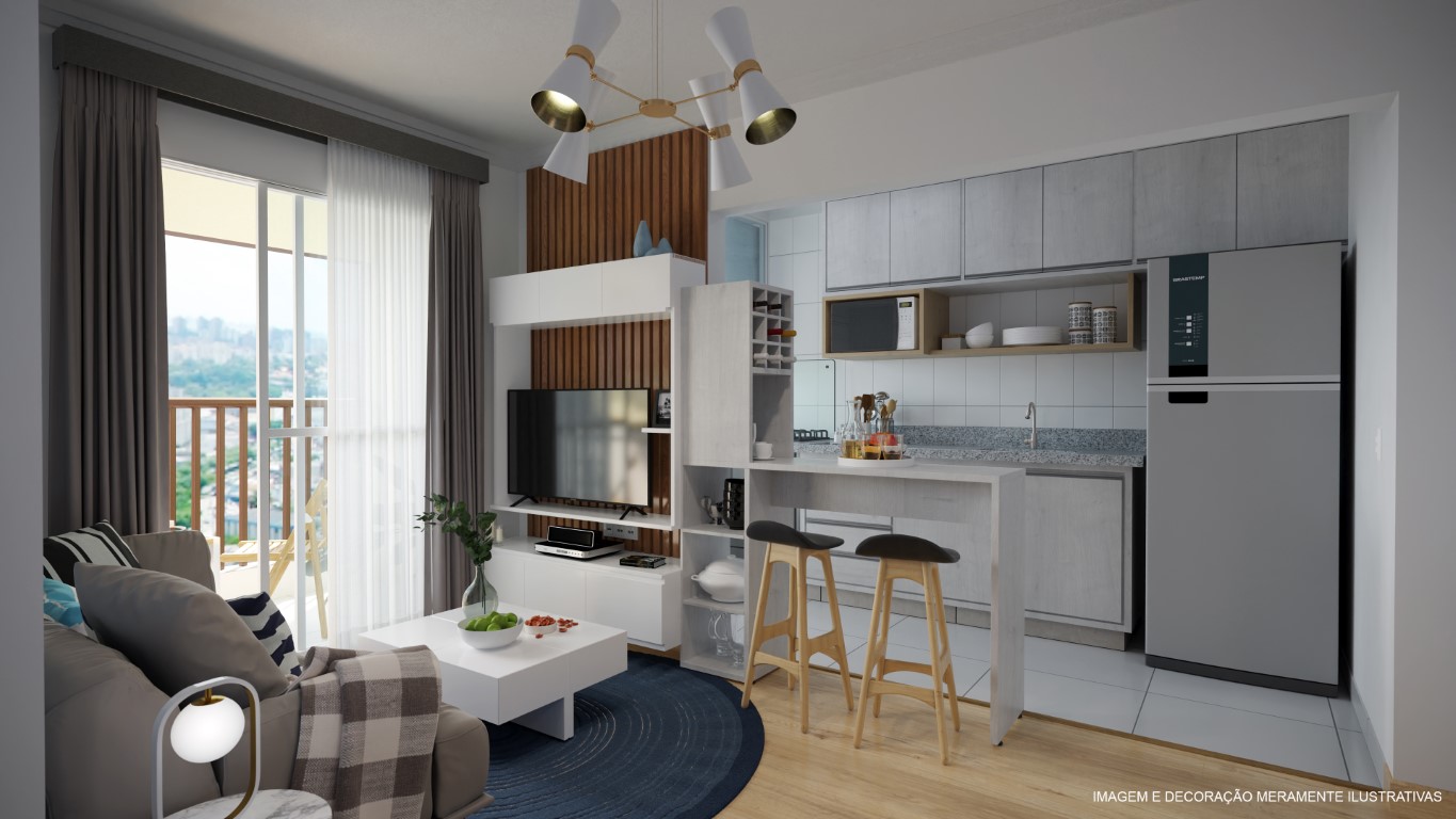 Imagem Apartamento com 2 Quartos à Venda, 50 m²em Jardim Record - Taboão da Serra