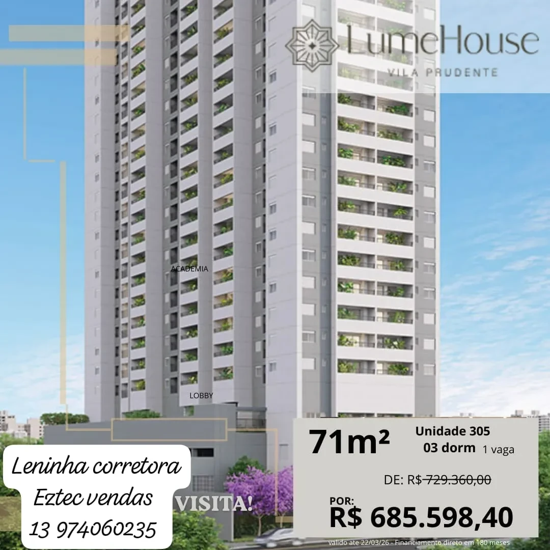 Imagem Apartamento com 3 Quartos à Venda, 71 m² em Vila Ema - São Paulo