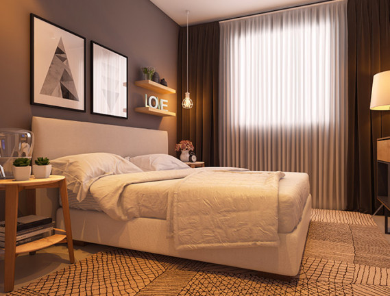 Imagem Apartamento com 2 Quartos à Venda, 56 m² em Cristo Rei - Içara