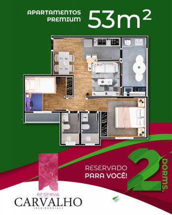 Imagem Apartamento com 3 Quartos à Venda, 69 m² em Vila Carvalho - Sorocaba