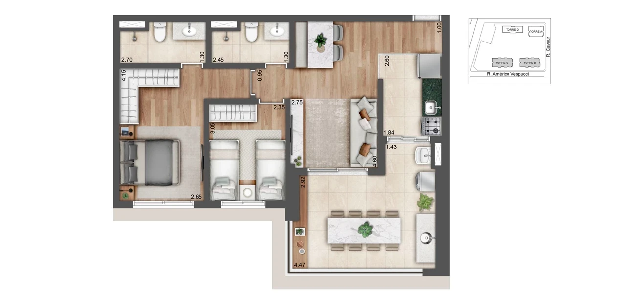 Imagem Apartamento com 3 Quartos à Venda, 85 m² em Vila Prudente - São Paulo
