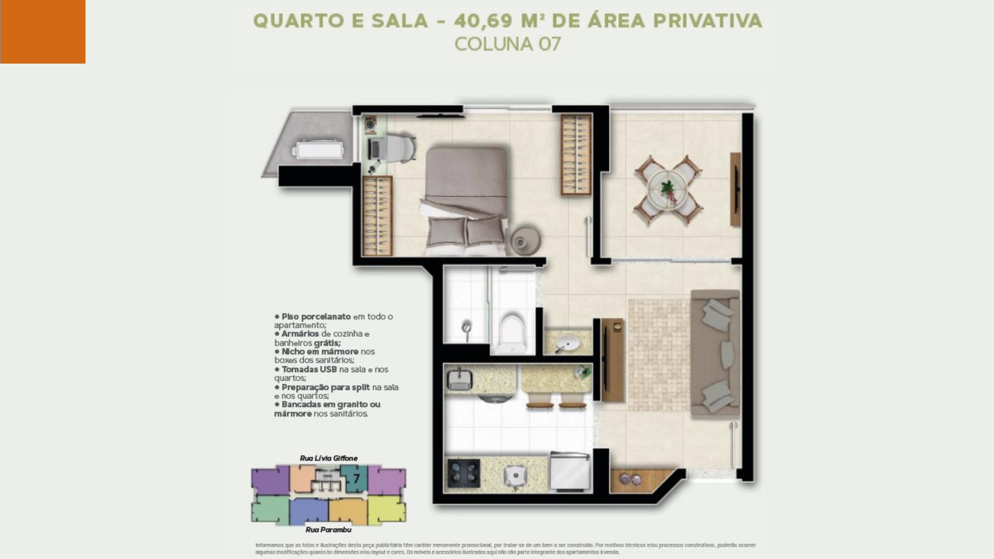 Imagem Apartamento com 2 Quartos à Venda, 57 m²em Luiz Anselmo - Salvador