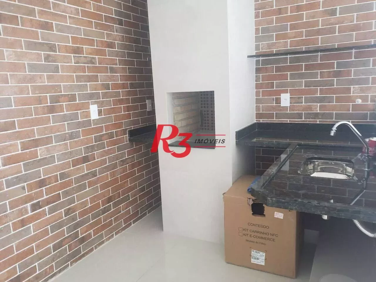 Imagem Casa de Vila com 3 Quartos à Venda, 155 m² em Embaré - Santos