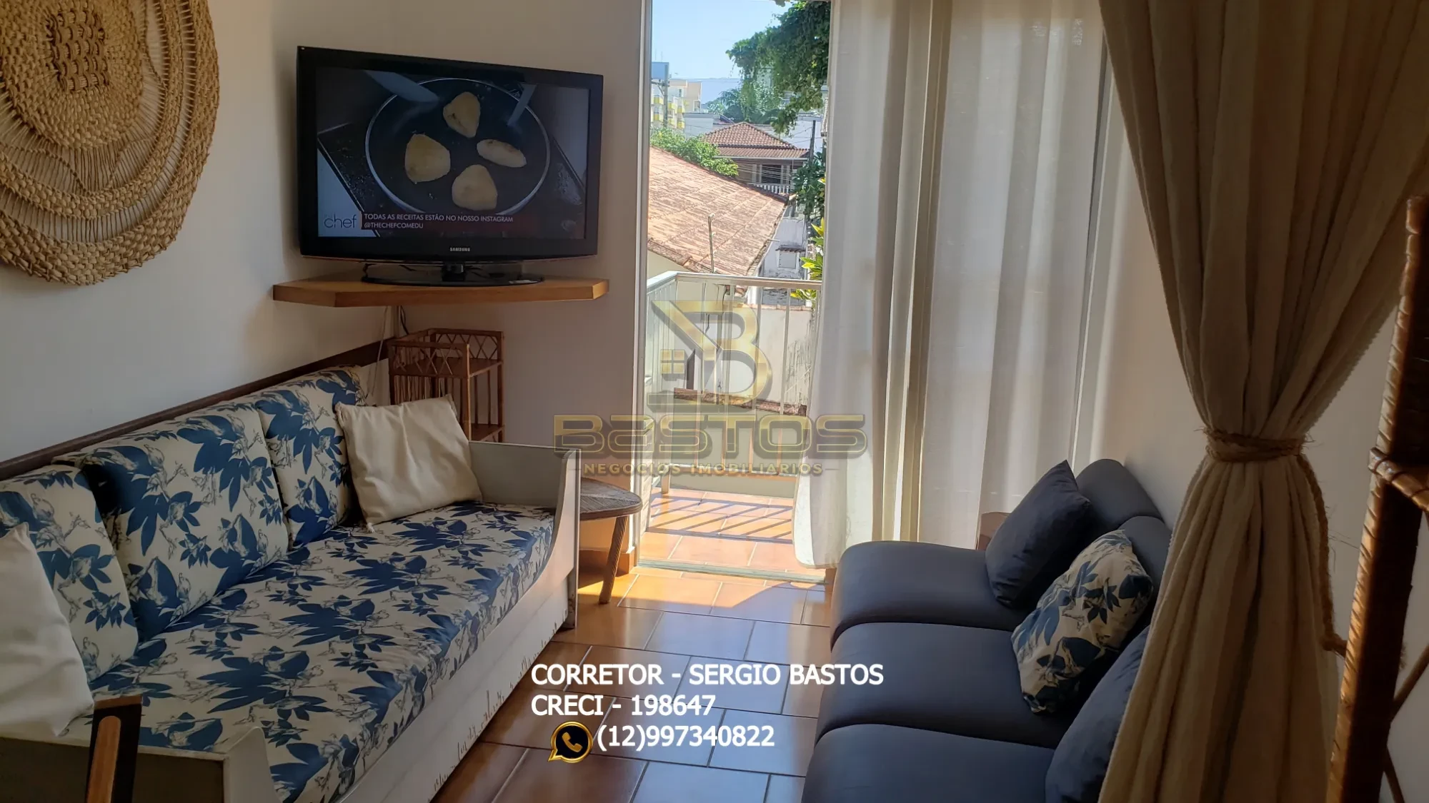 Imagem Apartamento com 1 Quarto para Temporada, 44 metros em Praia Grande - Ubatuba