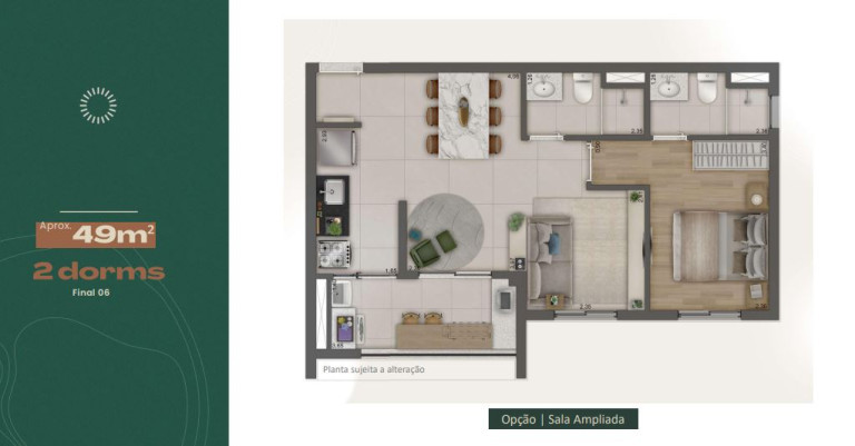 Imagem Apartamento com 2 Quartos à Venda, 42 m² em Água Branca - São Paulo