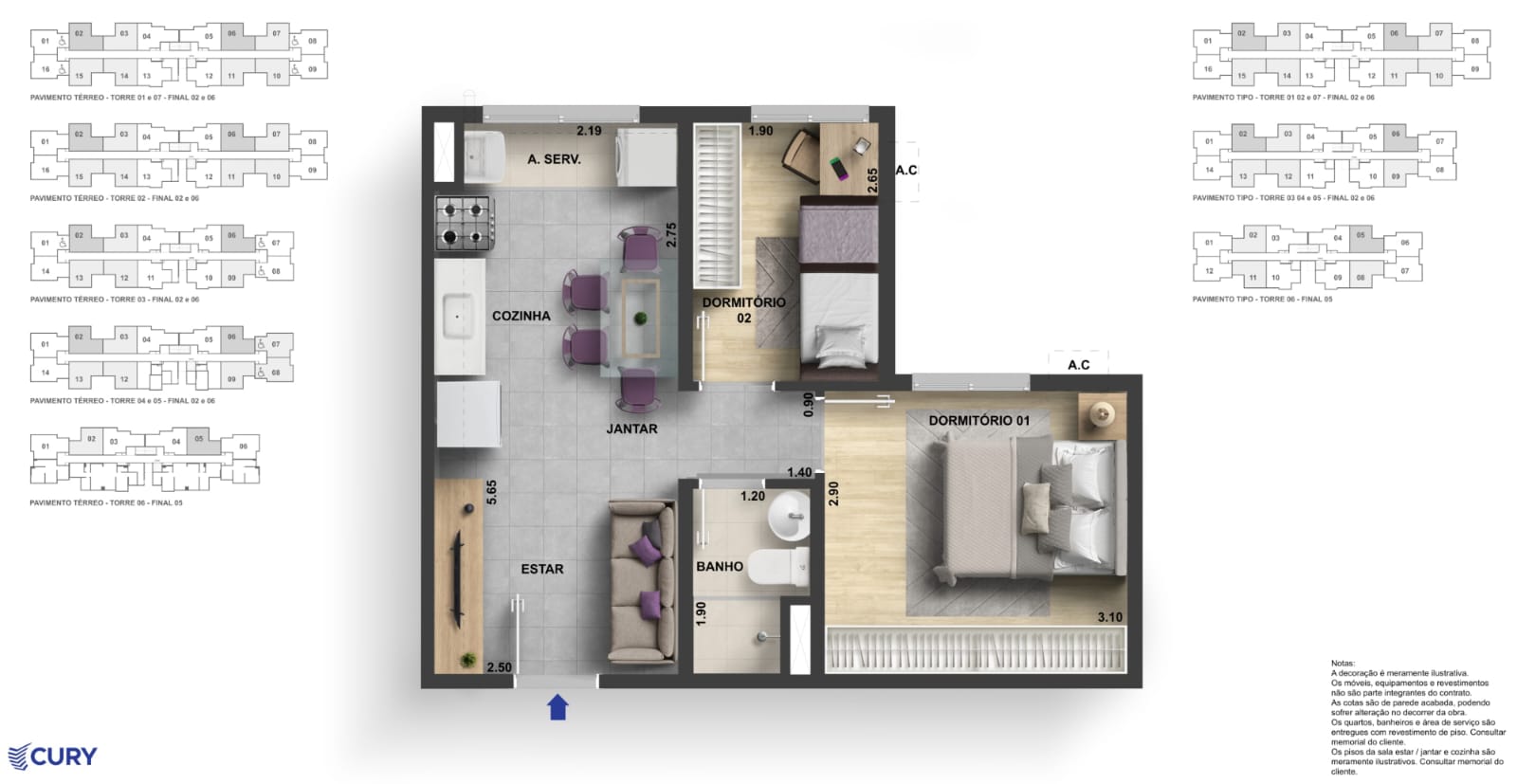 Imagem Apartamento com 2 Quartos à Venda, 36 m² em Campo Grande - Rio de Janeiro