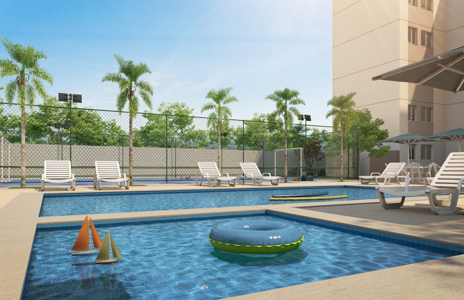 Imagem Apartamento com 2 Quartos à Venda, 44 m² em Campo Grande - Rio de Janeiro