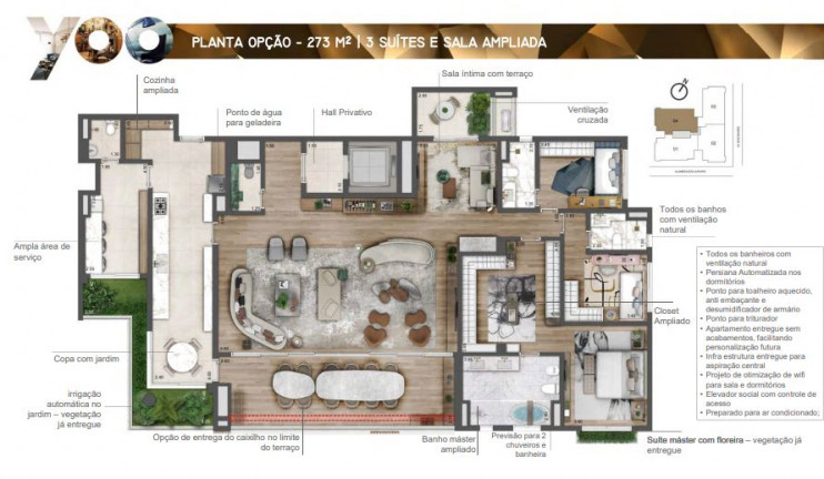 Imagem Apartamento com 4 Quartos à Venda, 252 m² em Indianópolis - São Paulo