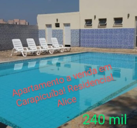 Apartamento com 2 Quartos à Venda, 55 m² em Vila Silva Ribeiro - Carapicuíba