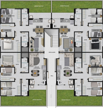Imagem Apartamento com 2 Quartos à Venda,  em Mina União - Criciúma